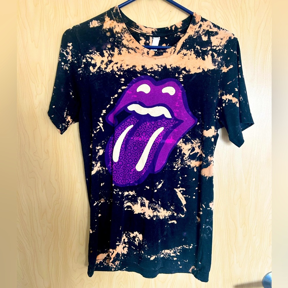 “The Rolling Stones” Acid Wash T Shirt Size Small